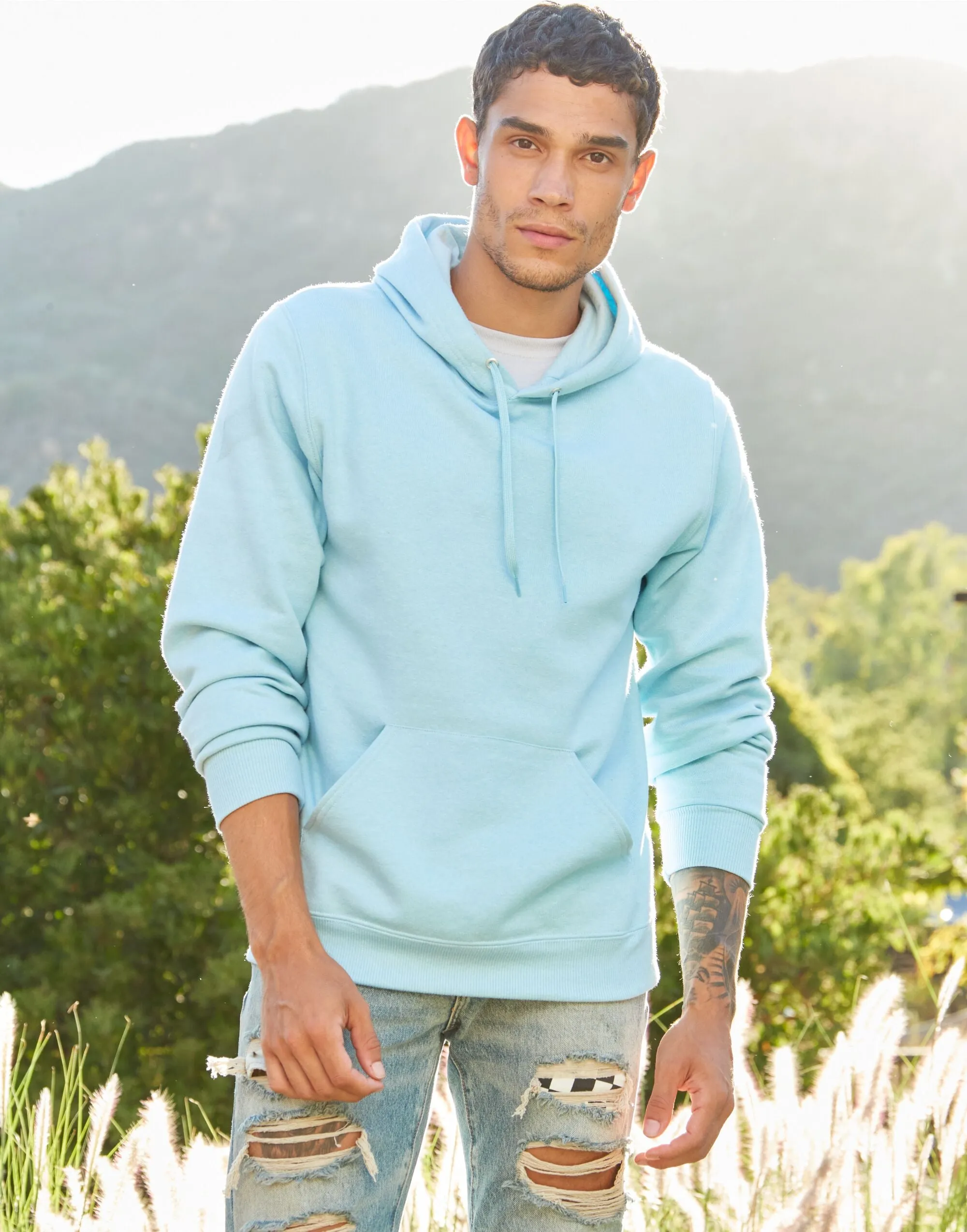 0S700M0 Jerzees Eco Premium Hooded Sweatshirt