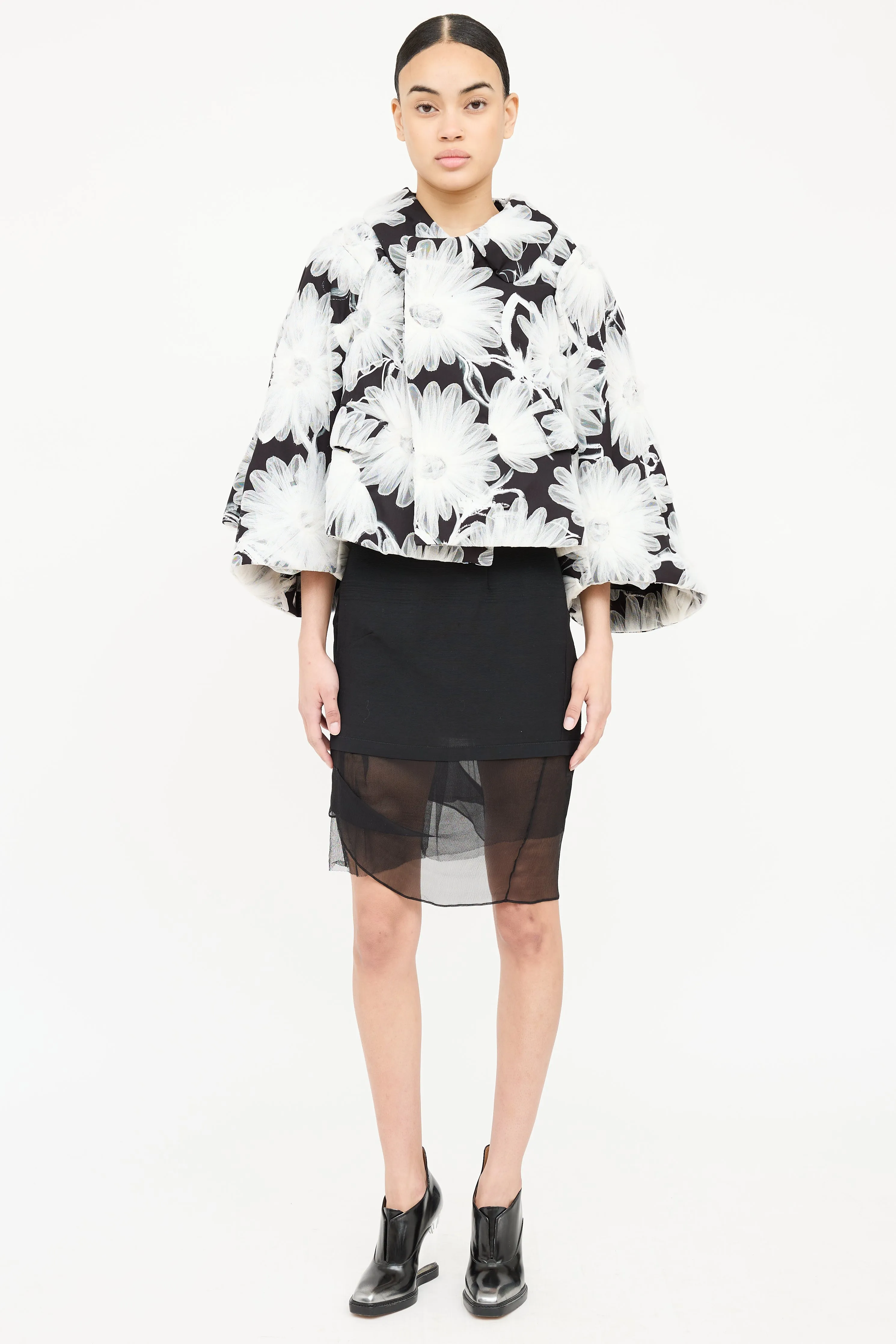 2021 Floral Mesh Jacket