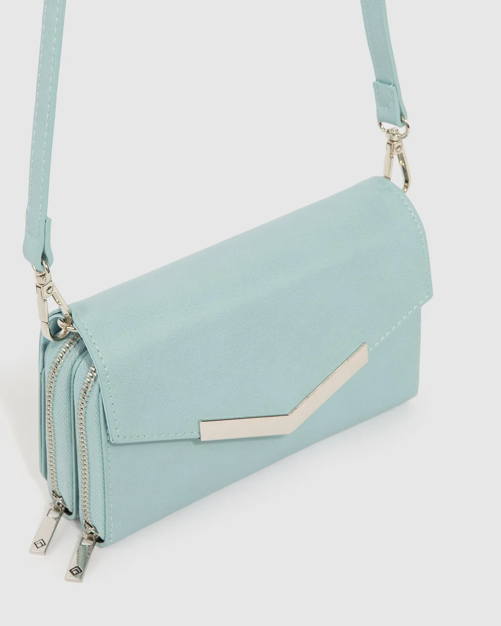 Blue Mia Wallet Crossbody Bag