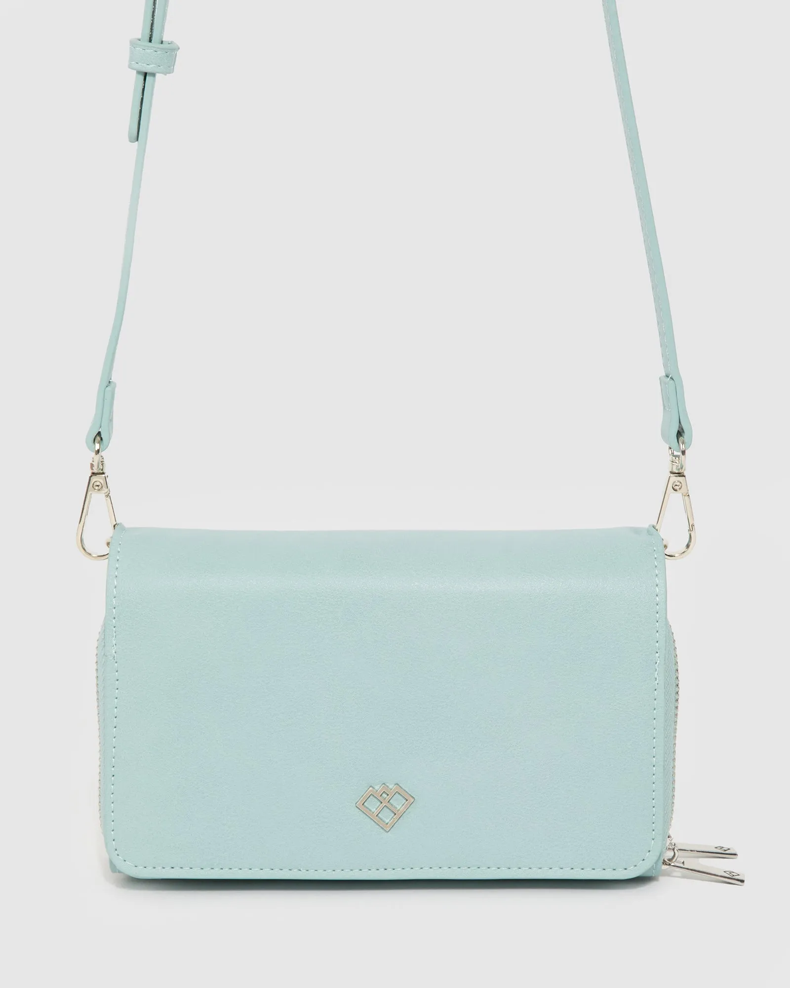 Blue Mia Wallet Crossbody Bag