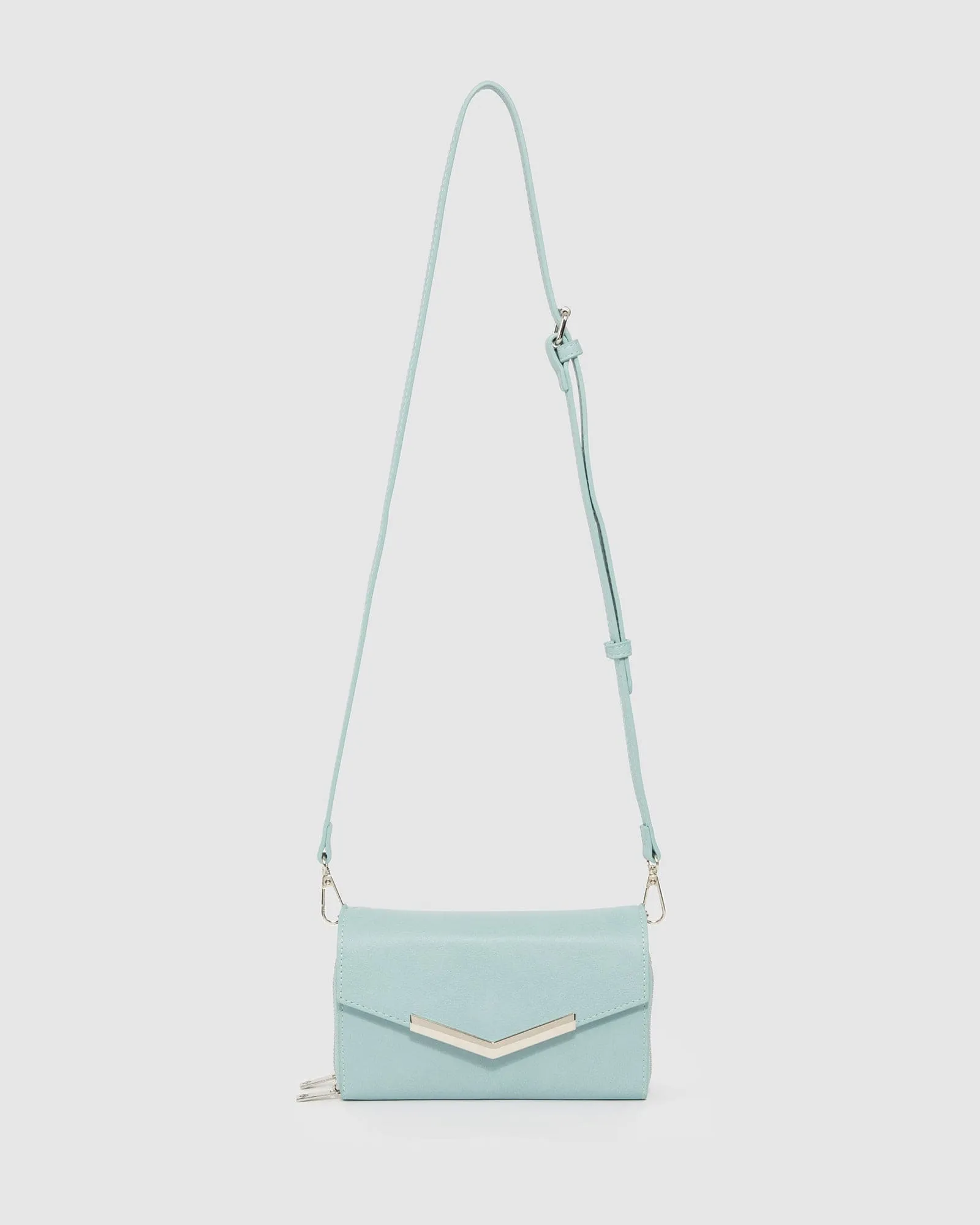 Blue Mia Wallet Crossbody Bag