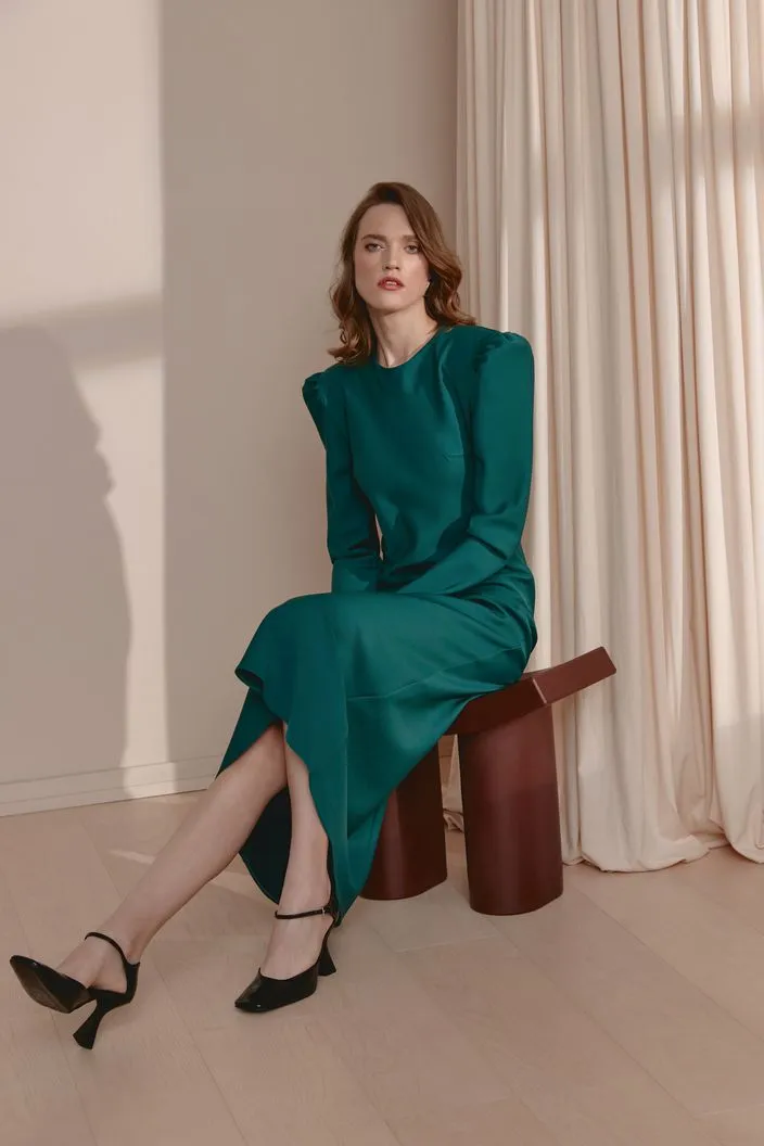 Brilliant Hot Green Evening Dress