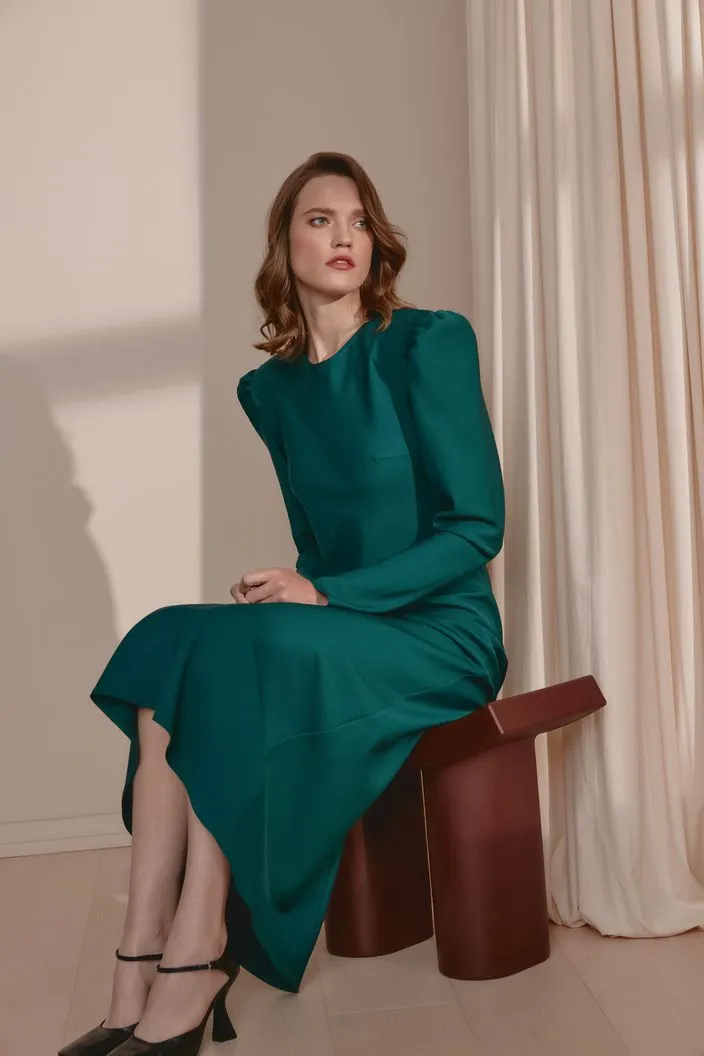 Brilliant Hot Green Evening Dress
