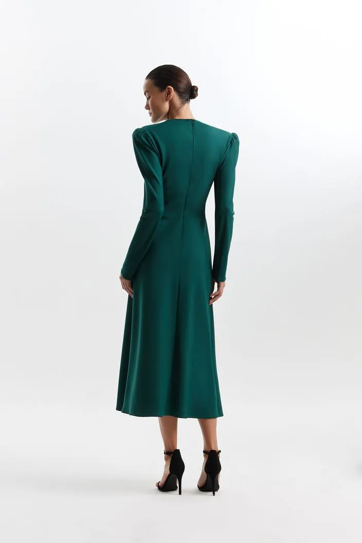 Brilliant Hot Green Evening Dress