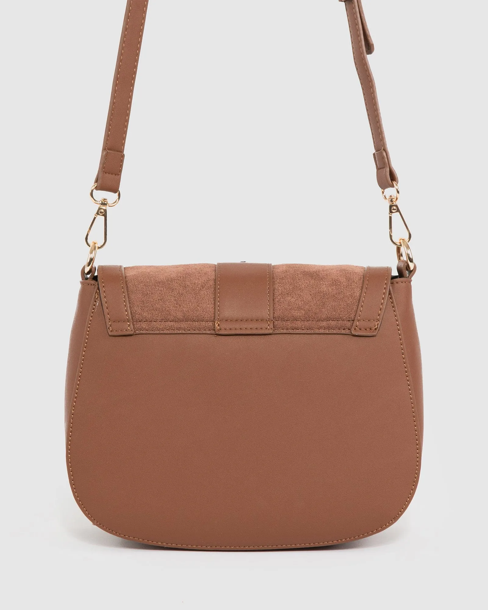 Brown Aria Scarf Crossbody Bag