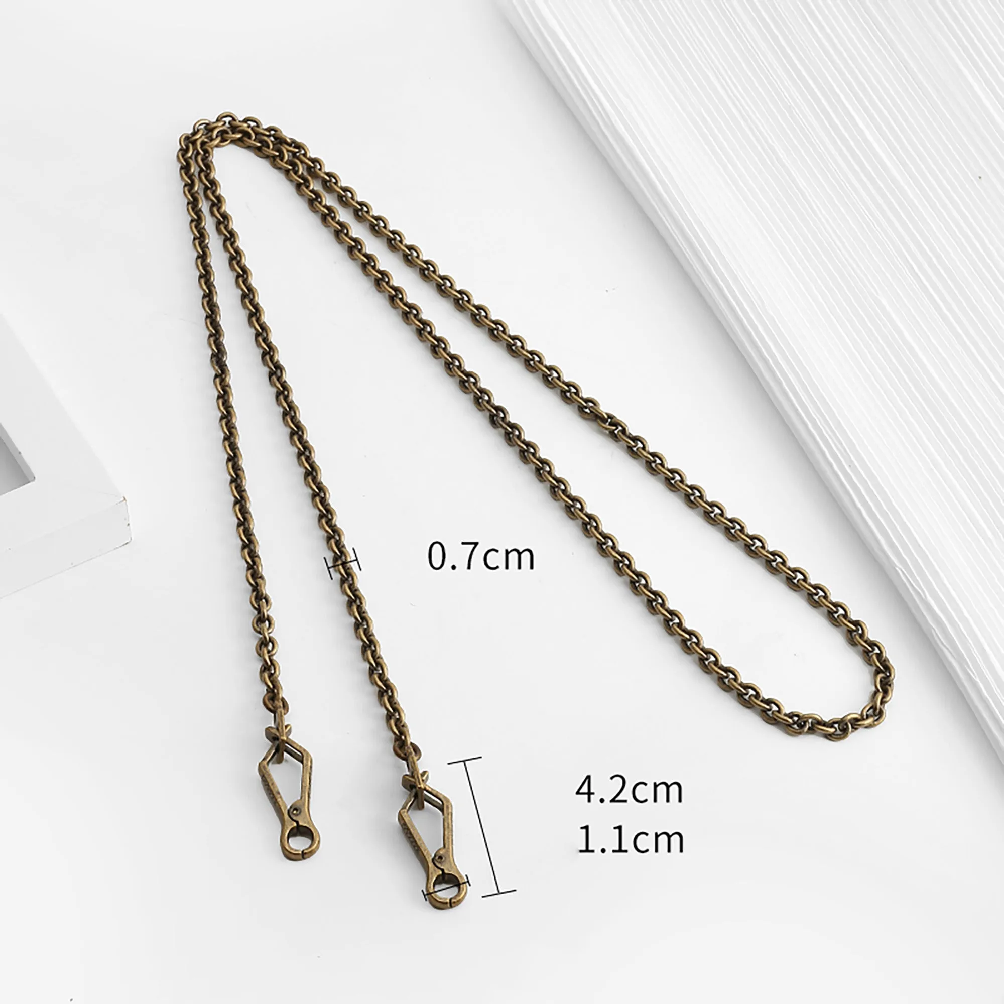 Chain accessory suitable for crossbody bags, underarm crossbody chain replacement, metal material shoulder bag chain