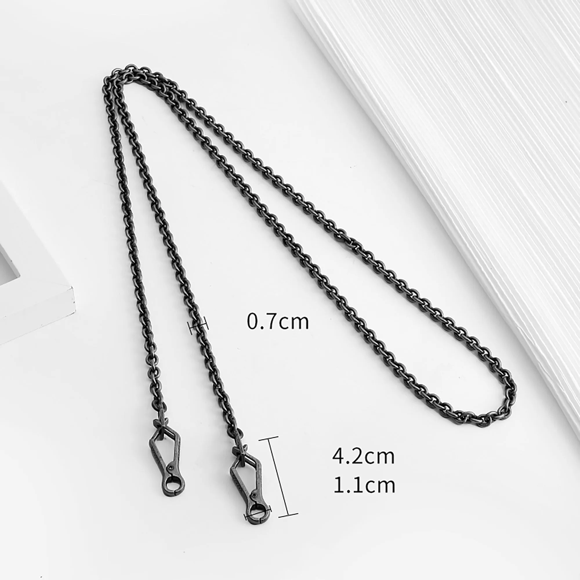 Chain accessory suitable for crossbody bags, underarm crossbody chain replacement, metal material shoulder bag chain