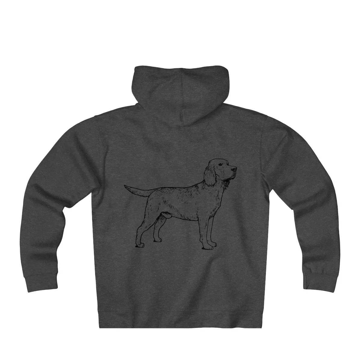 Labrador Retriever Hoodies, Unisex Heavyweight Fleece Zip Hoodie