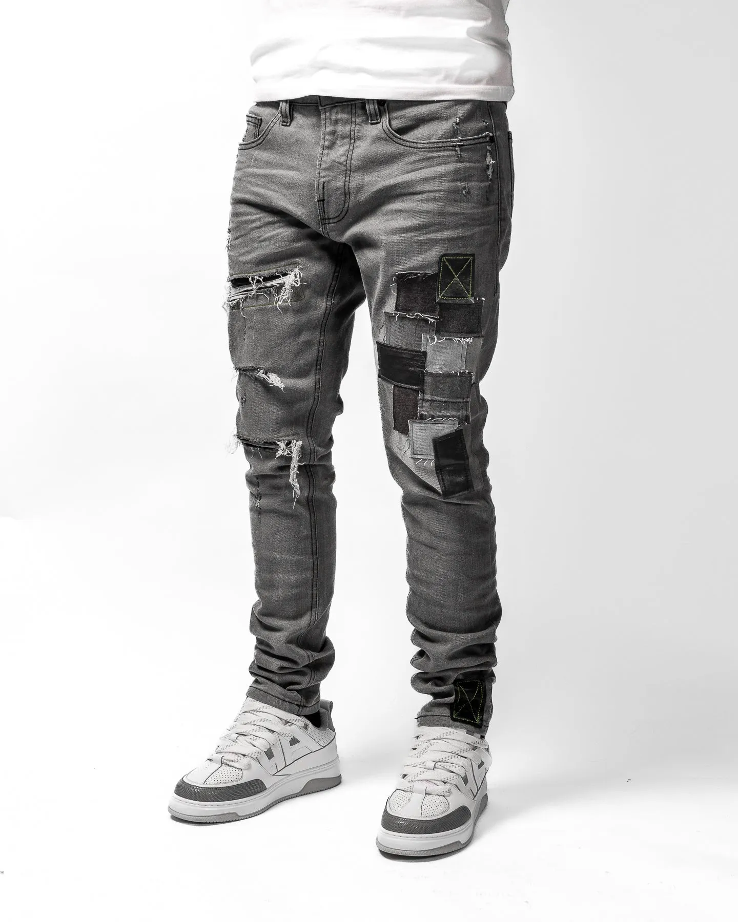 Mursaki Denim Doc Jean 34N-113SL(Slater/Nappa Leather)