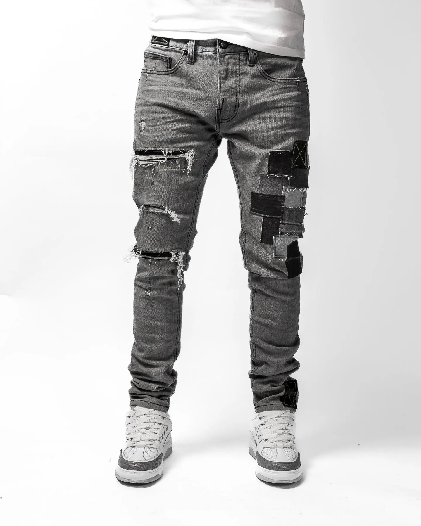 Mursaki Denim Doc Jean 34N-113SL(Slater/Nappa Leather)