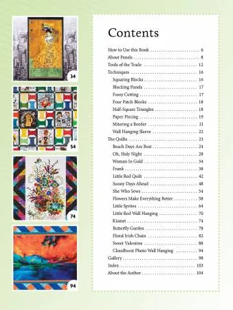 Quilting With Panels