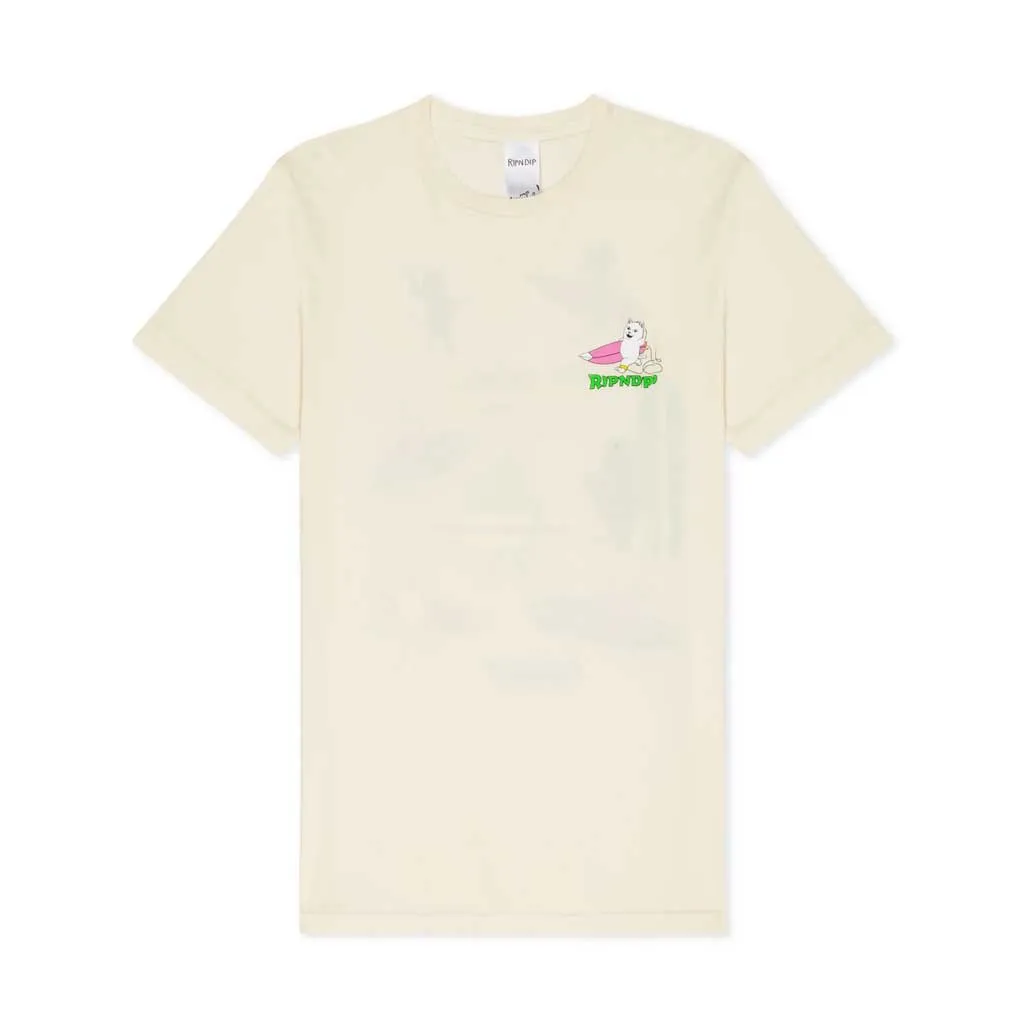 Rip N Dip Everybody Surfs Tee - Natural