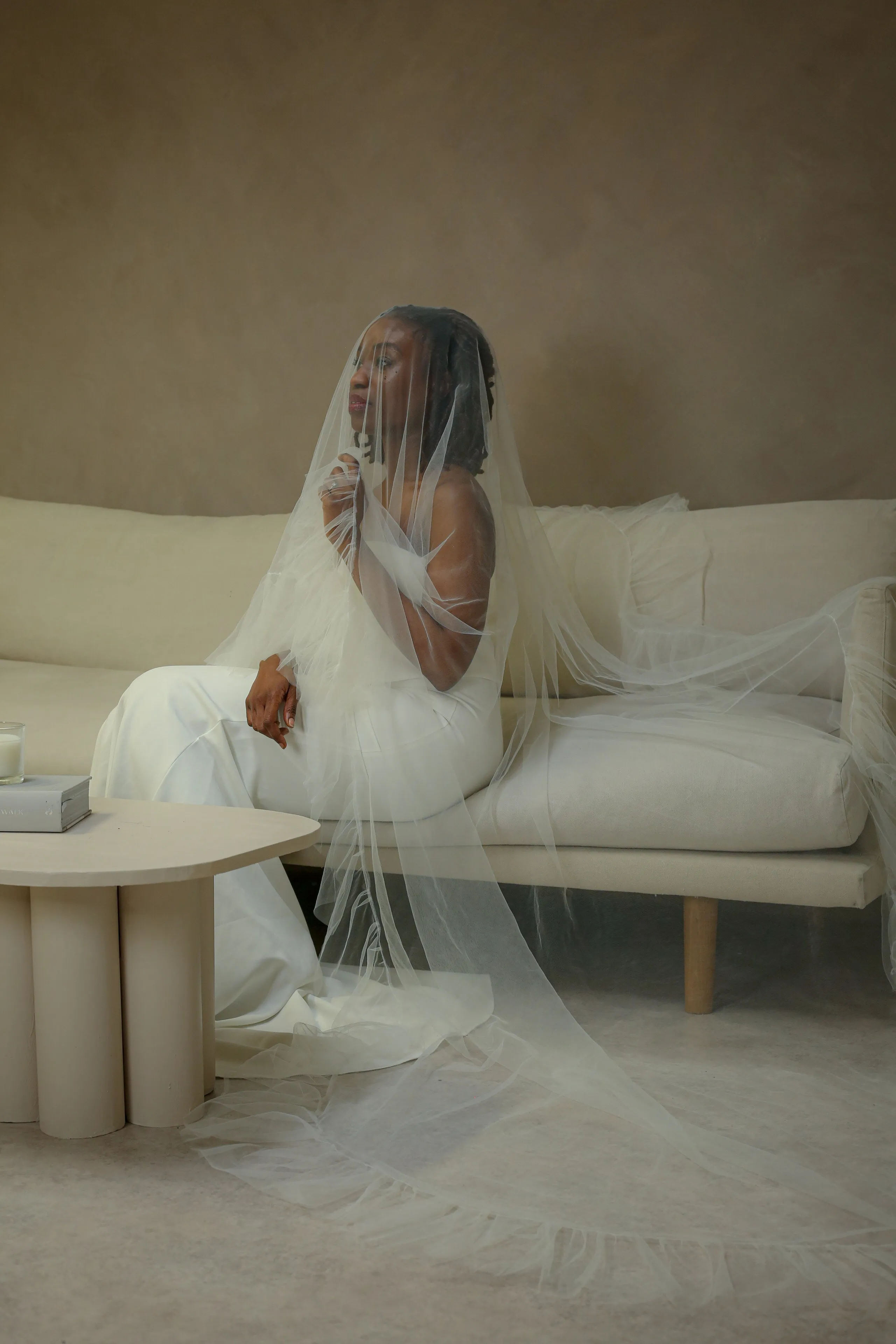 Ruffle Veil