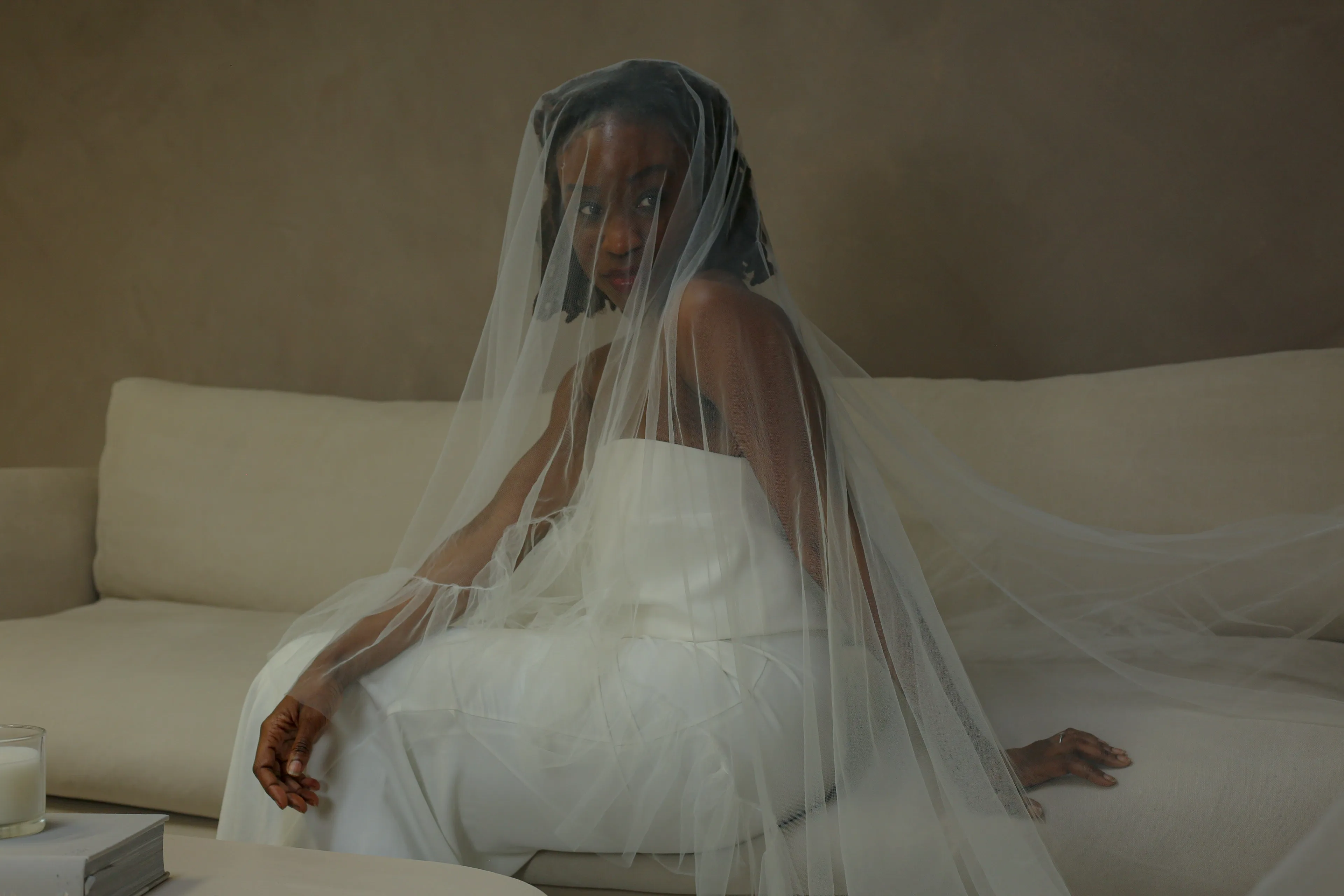 Ruffle Veil