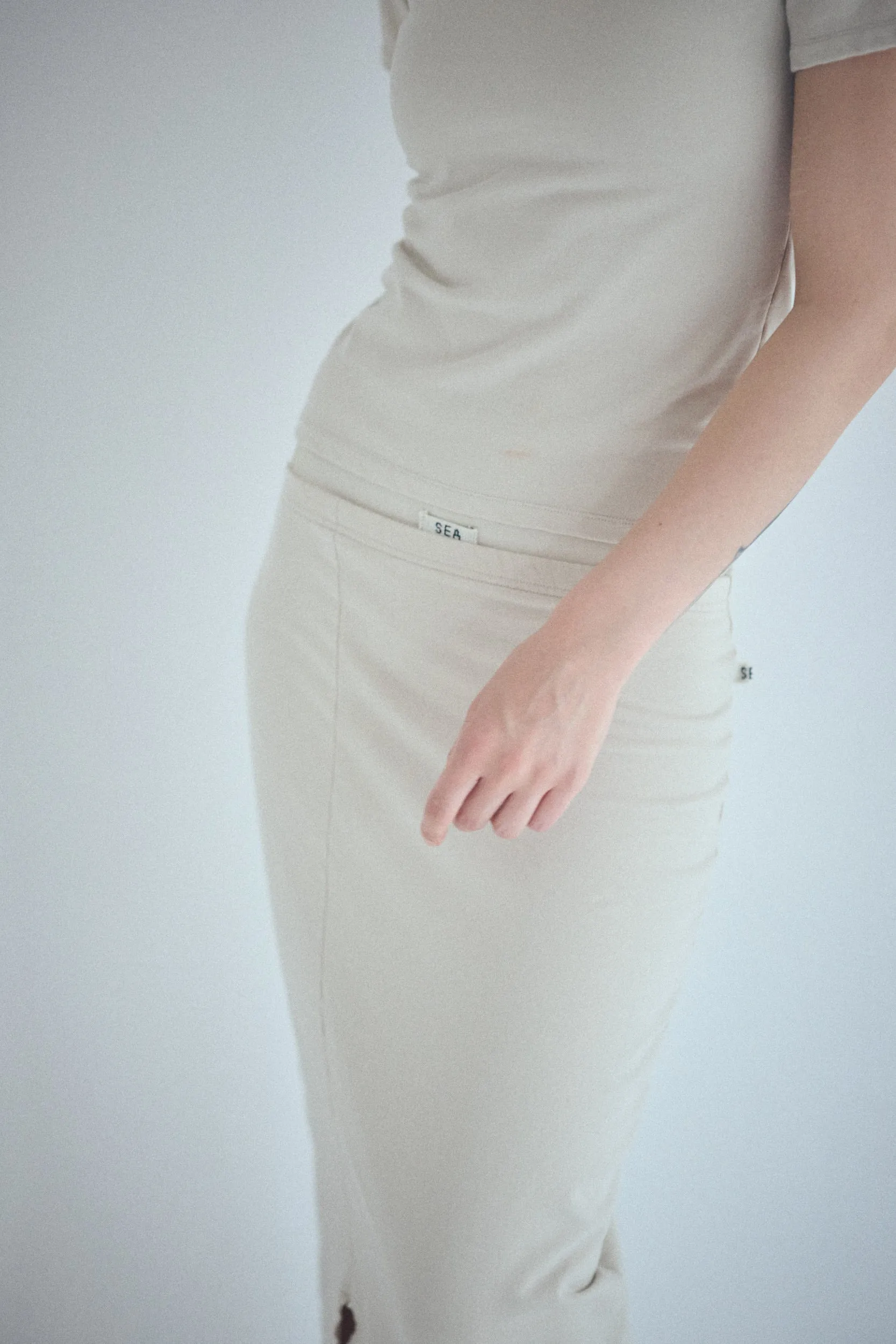 SEA HYPER STRETCH LONG SKIRT