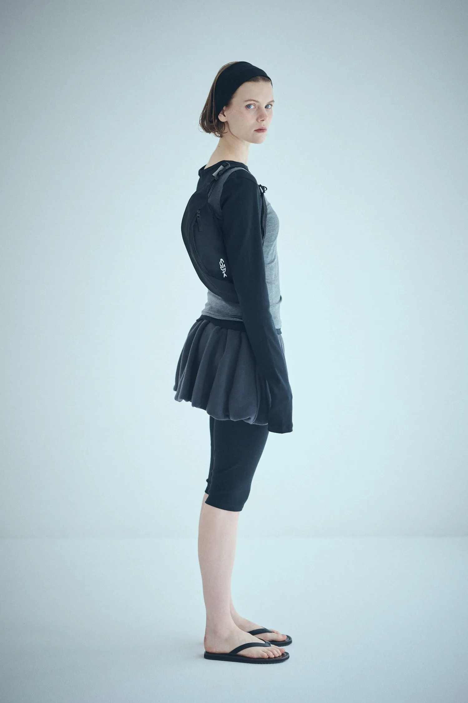 SEA SARDINE SWEAT VOLUME MINI SKIRT