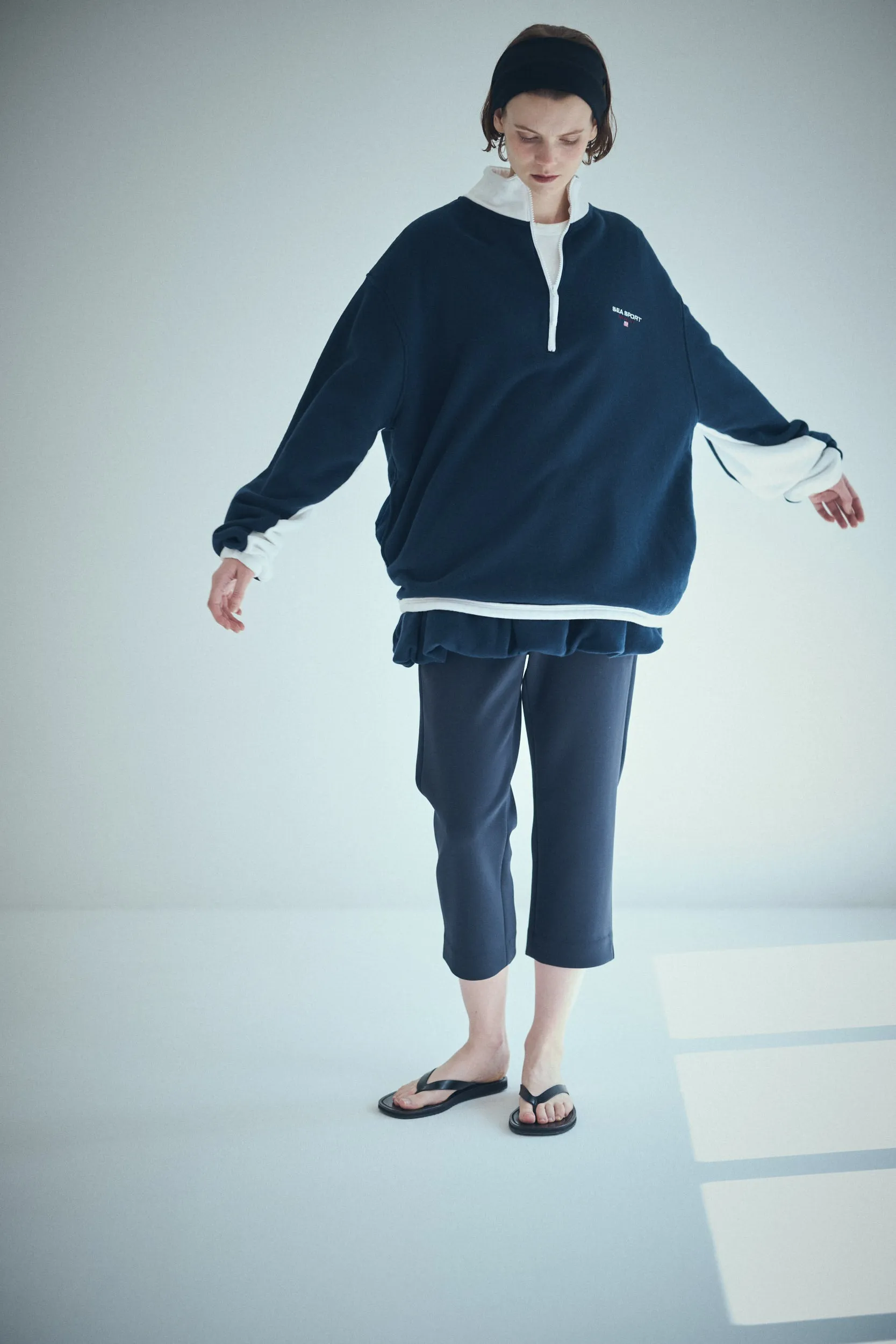 SEA SARDINE SWEAT VOLUME MINI SKIRT