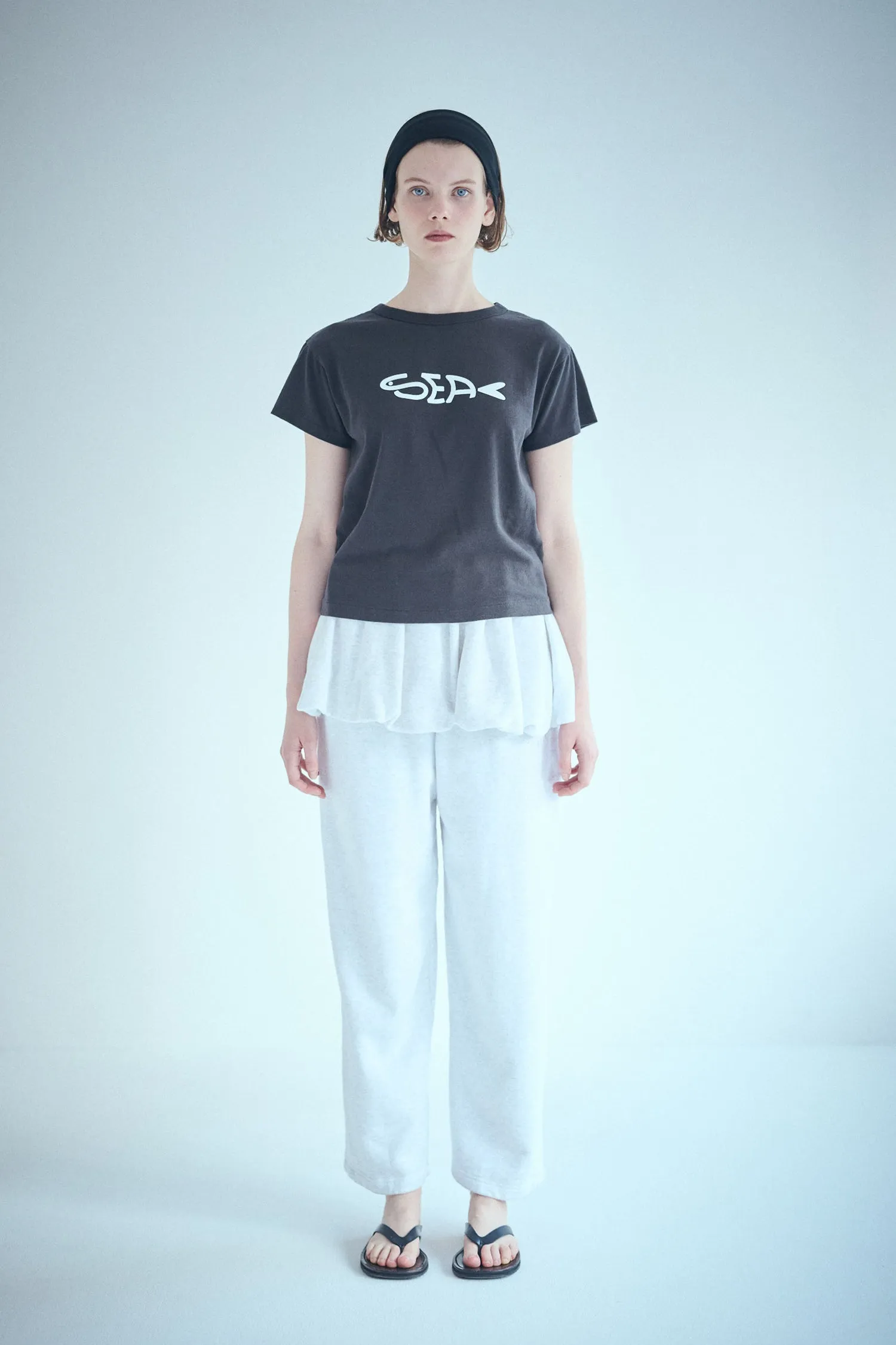 SEA SARDINE SWEAT VOLUME MINI SKIRT