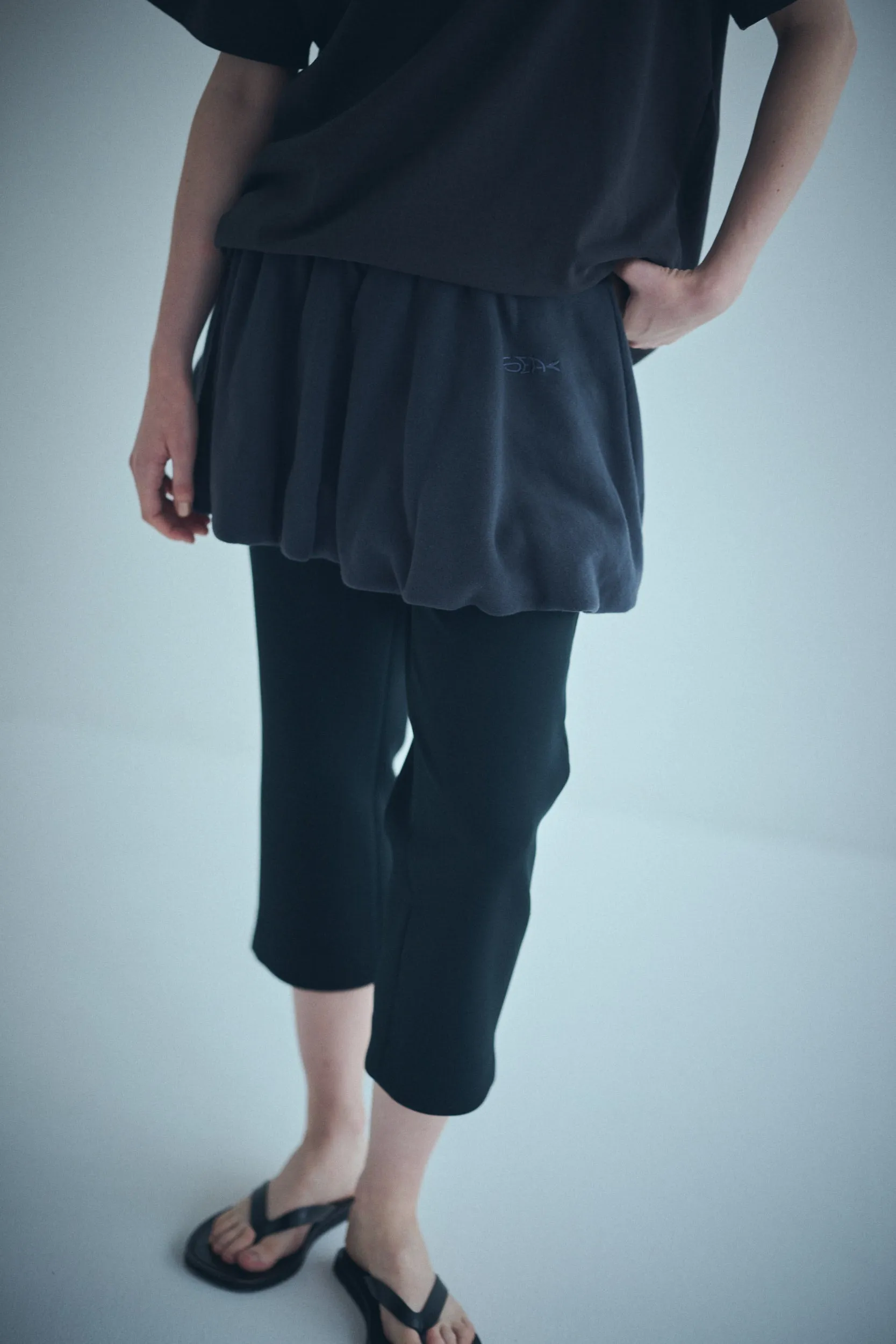 SEA SARDINE SWEAT VOLUME MINI SKIRT