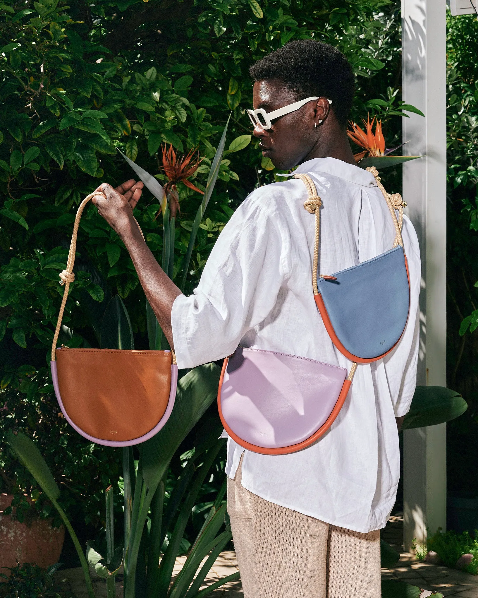 Selene Bag - Black / Sky Blue
