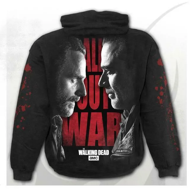 The Walking Dead All Out War Mens Hoodie