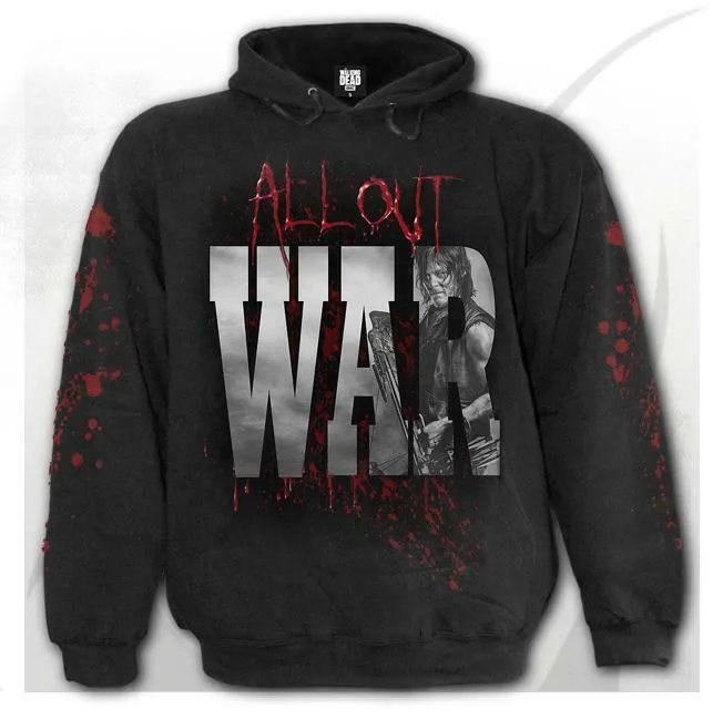 The Walking Dead All Out War Mens Hoodie