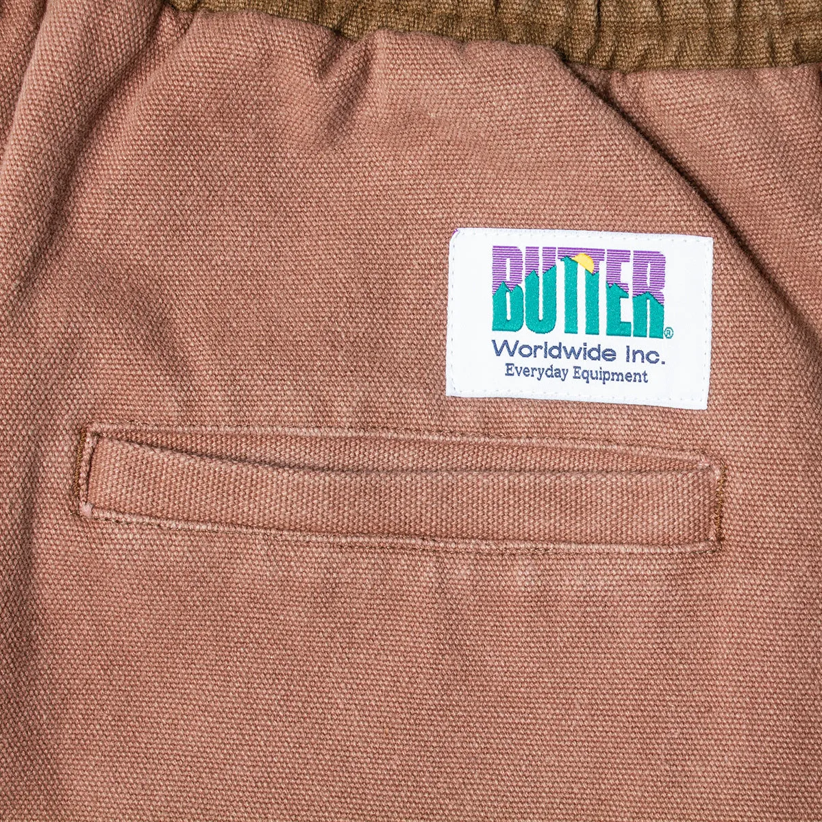 Washed Canvas Patchwork Pants