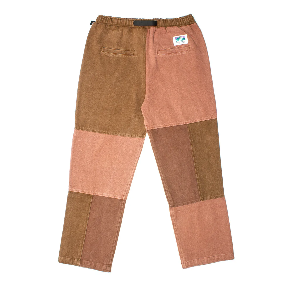 Washed Canvas Patchwork Pants