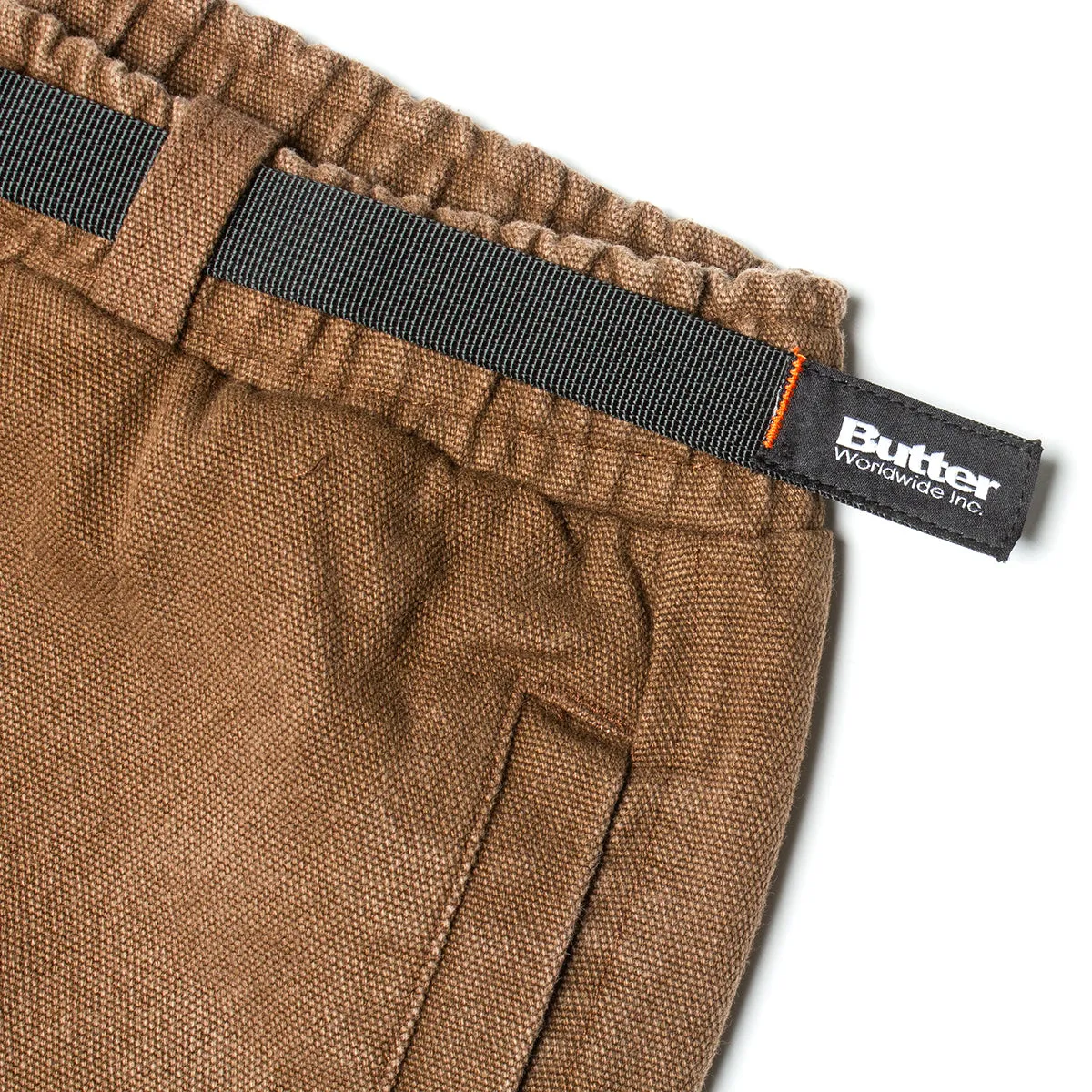 Washed Canvas Patchwork Pants